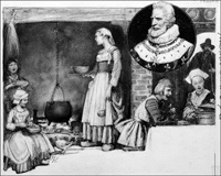 Henry IV and Chicken in the Pot (Original) (Signed)