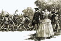 Queen Elizabeth I Hated Football (Original) (Signed)