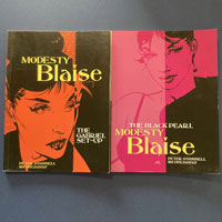 2 x Modesty Blaise: The Gabriel Set-Up & The Black Pearl at The Book Palace