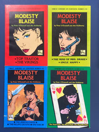 Modesty Blaise First American Edition Series #1, #2, #3, #4 at The Book Palace