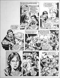 Robin of Sherwood - Nottingham Castle (TWO pages) (Originals)