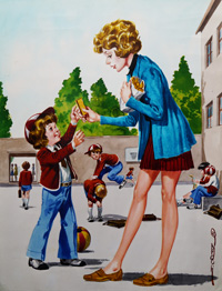 Leap-Frog and Chocolate Treats (Original) (Signed)