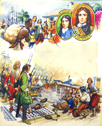 Admiral John Benbow and William Dampier (Original)