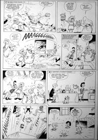 Beastenders - Clean Up (TWO pages) (Originals)