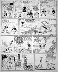 Ivor Lott & Tony Broke - Safari (TWO pages) (Originals)