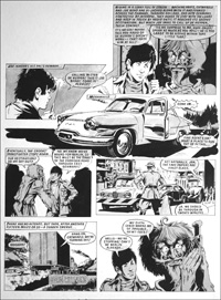 Catweazle - Porsche (TWO pages) (Originals)