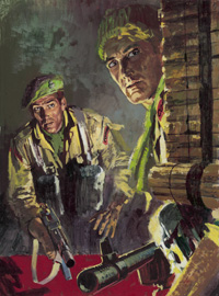 Battle Picture Library cover #335 'Weapons of Terror' (Original) (Signed) Battle Picture Library cover #335 'Weapons of Terror' (Original) (Signed)