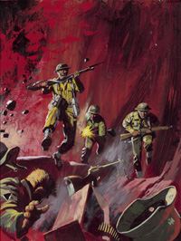 War Picture Library cover #366 'Winner - Loser' (Original) War Picture Library cover #366 'Winner - Loser' (Original)