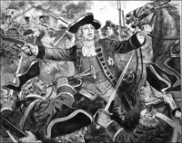 King George II at Dettingen (Original)