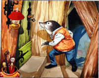 Mole Answers his Front Door (Original)