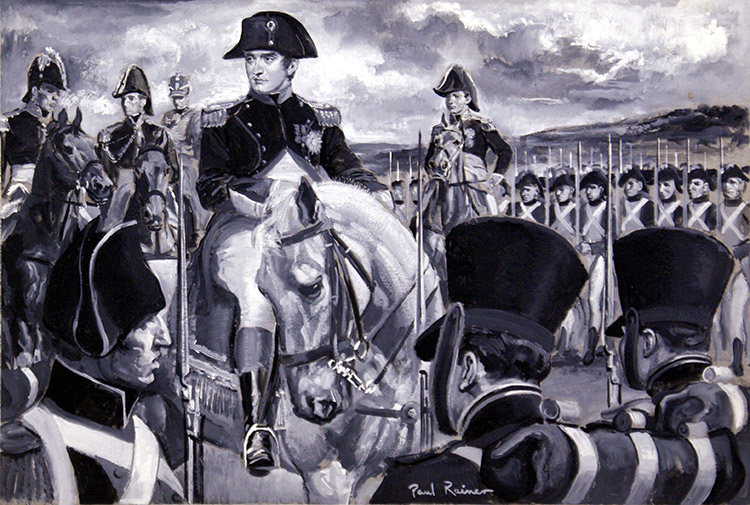 Napoleon's Grand Army (Original) (Signed) by Paul Rainer Art at The Illustration Art Gallery