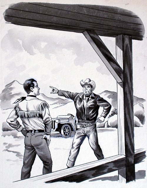 Roy Rogers Adventure Annual #4 (Original) by Leo Rawlings Art at The Illustration Art Gallery