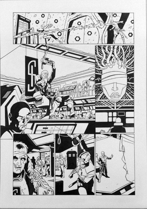 Doctor Who: The Crimson Hand, Part 1 Page 5 (Original) by David Roach Art at The Illustration Art Gallery