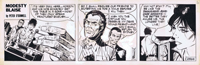 Modesty Blaise daily strip #2566 - The Stone Age Caper (Original) (Signed)