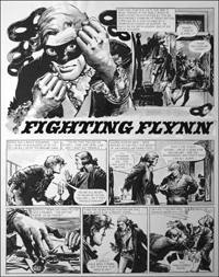 Fighting Flynn - Masked Ball (TWO pages) (Prints)