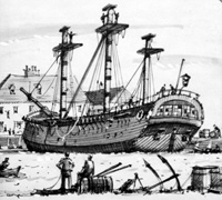 Fitting out the Endeavour (Original)