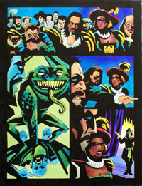 Faust and Falsehood from Judge Dredd Megazine #9 page 12 (Original)