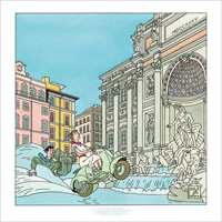 Audrey Hepburn (Roman Holiday) (Limited Edition Print) (Signed)