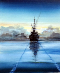 Adventure Novel book cover art (Original)