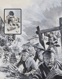 The Man Who Beat an Earthquake (Original) (Signed)