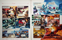 Lost Again from 'The Tharvs' 3 (TWO pages) (Originals) (Signed)