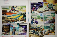 Sleep Glow from 'The Metal Monster' (TWO pages) (Originals) (Signed)