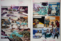 Glutinous Monster Gunk from 'The Return of The Skorpiads' (TWO pages) (Originals) (Signed)