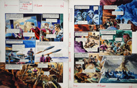 The Island of Gallas from 'The Tharvs' (TWO pages) (Originals)