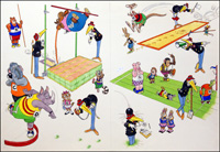 Animal Alphabet Olympics A to M (Original)