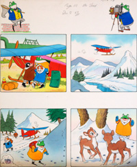 Mr Toad Flying To See Deer (Original)