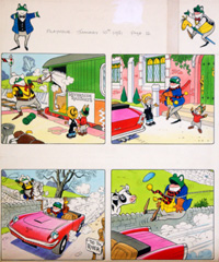 Mr Toad Does Some Motoring (Original)