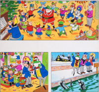 Mr Toad as Santa Claus (Original)