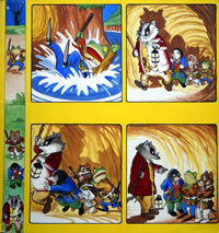 The Wind In The Willows: Underground Adventure (Original) (Signed)